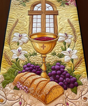 Heavenly Blessing Quilted Table Runner