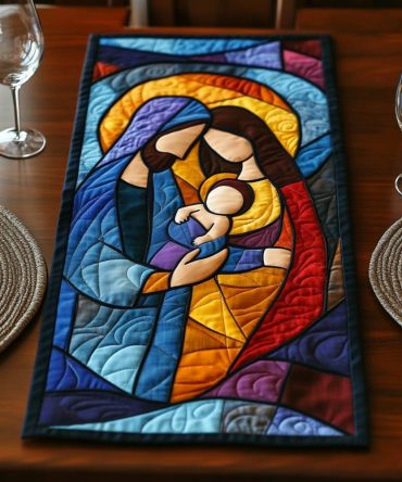 Heavenly Peace Quilted Table Runner