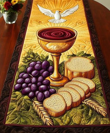 Heavenly Table Quilted Table Runner