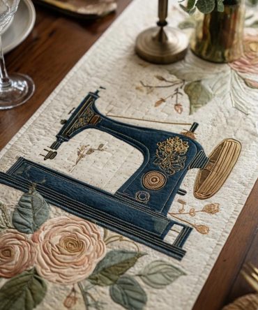 Heirloom Needle Quilted Table Runner