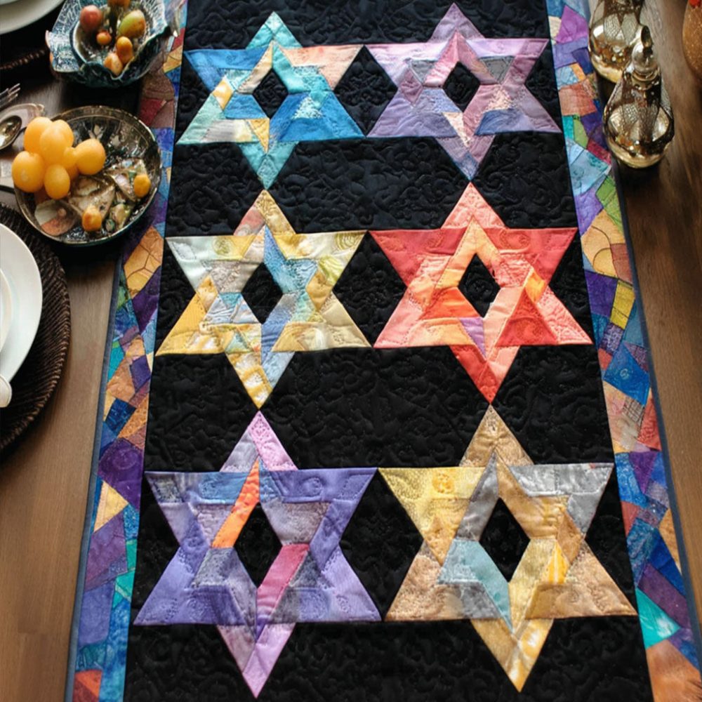 Heritage Star Quilted Table Runner