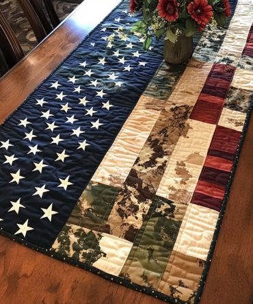 Heritage Stitch Quilted Table Runner