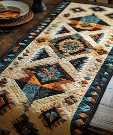 Heritage Threads Quilted Table Runner