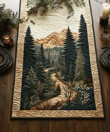 Hidden Grove Quilted Table Runner