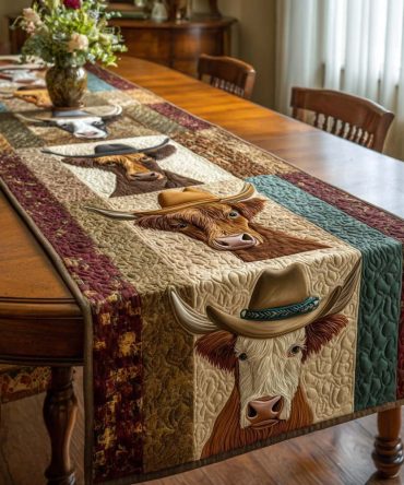 Highland Dust Quilted Table Runner