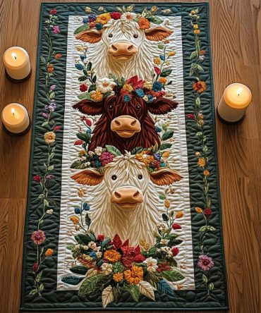 Highland Grace Quilted Table Runner
