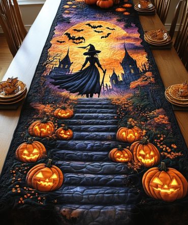 Hocus Haven Quilted Table Runner