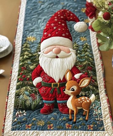Holiday Cheer Quilted Table Runner