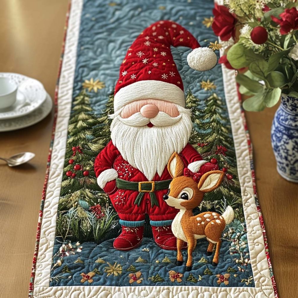 Holiday Cheer Quilted Table Runner