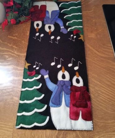 Holiday Harmony Quilted Table Runner