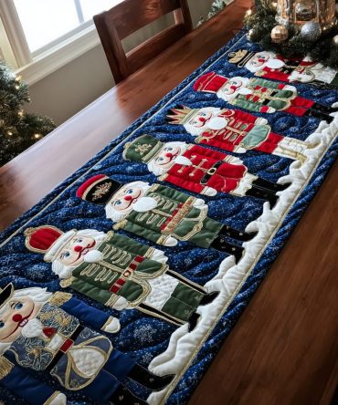 Holiday March Quilted Table Runner