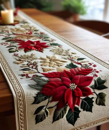 Holiday Parade Quilted Table Runner
