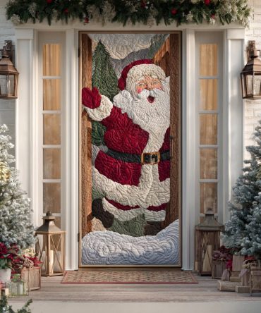 Holiday Spirit Quilted Door Cover