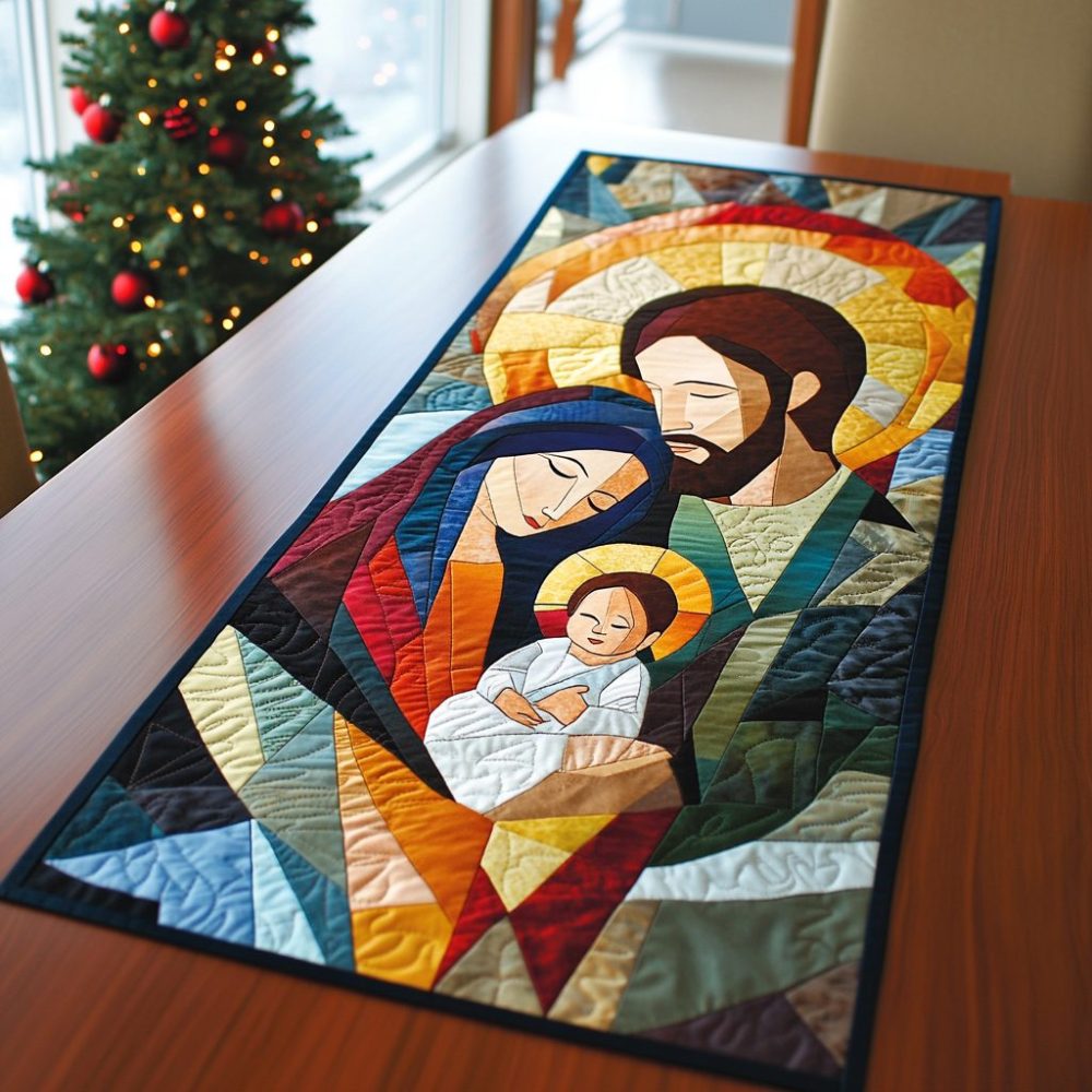 Holy Family Grace Quilted Table Runner