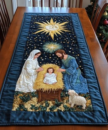Holy Family Serenity Quilted Table Runner
