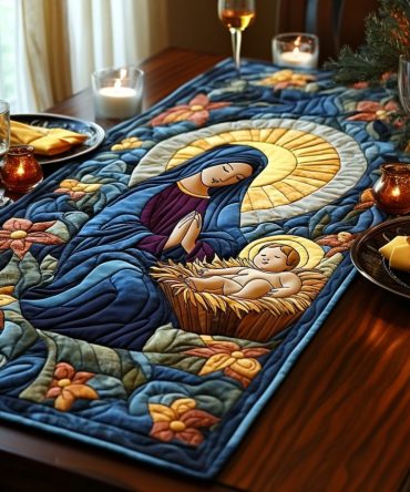 Holy Garden Quilted Table Runner