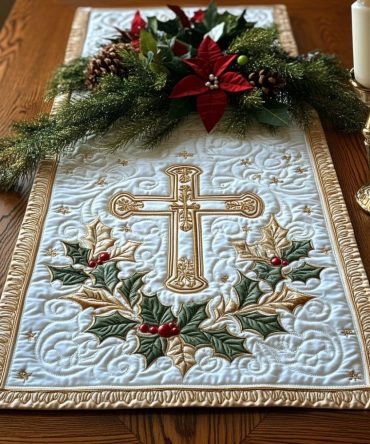 Holy Harmony Quilted Table Runner