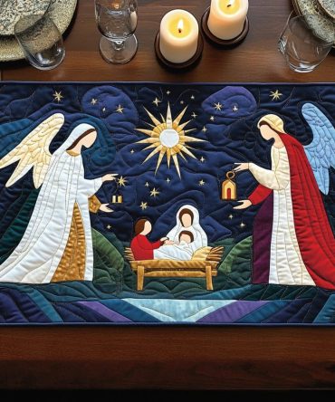 Holy Light Blessing Quilted Table Runner