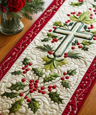 Holy Light Quilted Table Runner