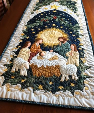 Holy Light Quilted Table Runner