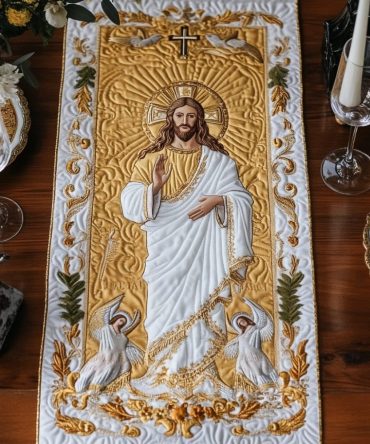 Holy Light Quilted Table Runner