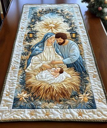 Holy Night Blessing Quilted Table Runner