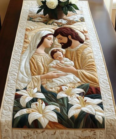 Holy Night Comfort Quilted Table Runner
