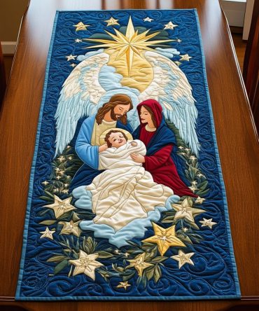 Holy Night Quilted Table Runner