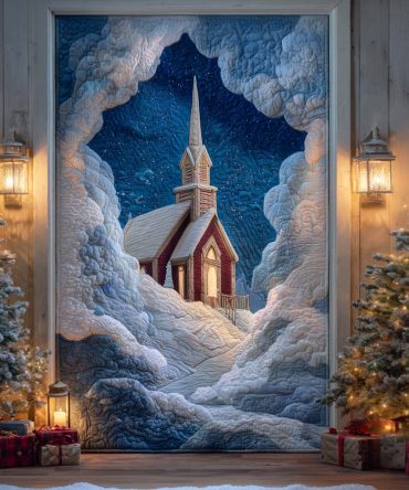 Holy Sanctuary Quilted Door Cover