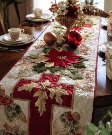 Holy Season Quilted Table Runner