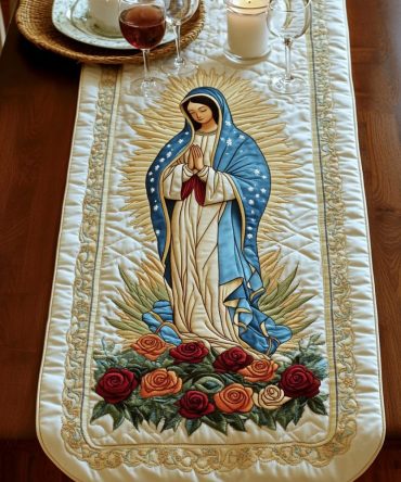 Holy Serenity Quilted Table Runner