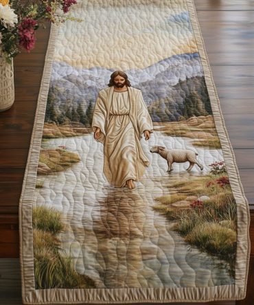 Holy Shepherd Quilted Table Runner