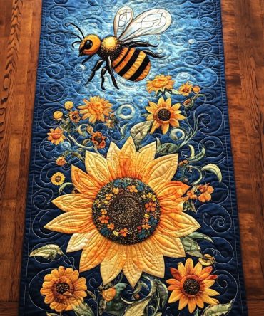 Honey Buzz Quilted Table Runner