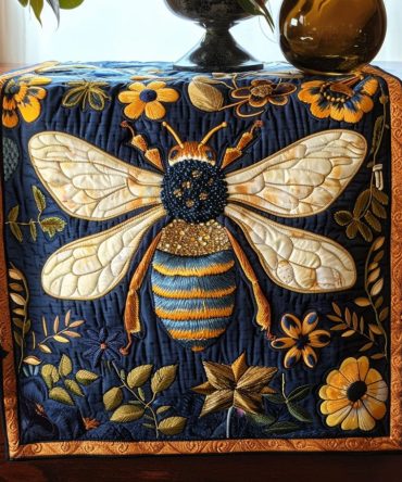 Honey Jewel Quilted Table Runner