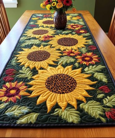Honey Sun Quilted Table Runner