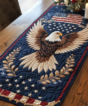 Honor Spread Quilted Table Runner