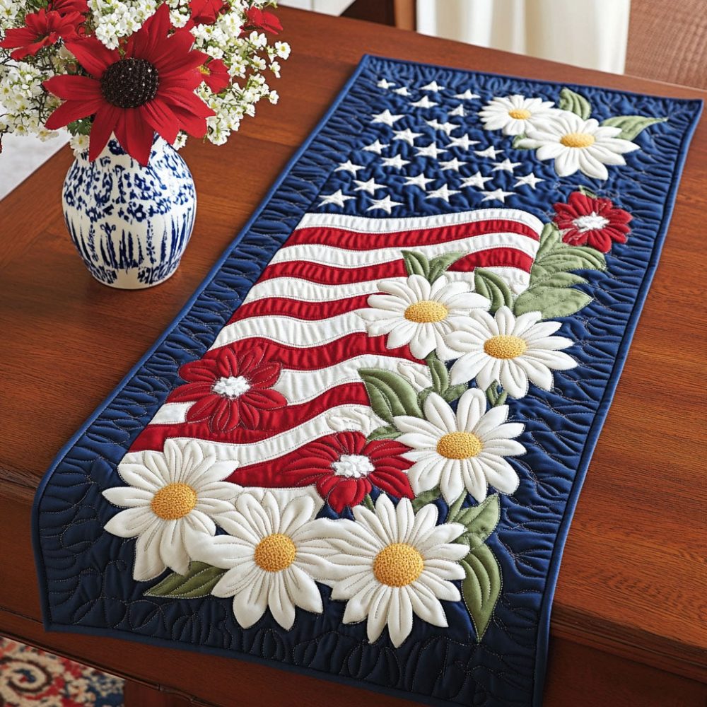 Honor And Heritage Quilted Table Runner