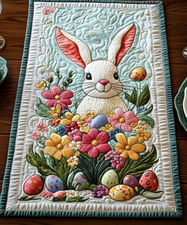 Hoppy Joy Quilted Table Runner