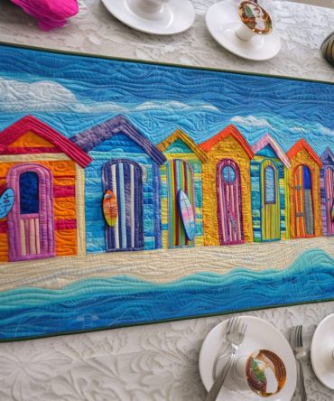 Hut Haven Quilted Table Runner