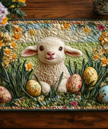 Hymns Of Easter Quilted Table Runner