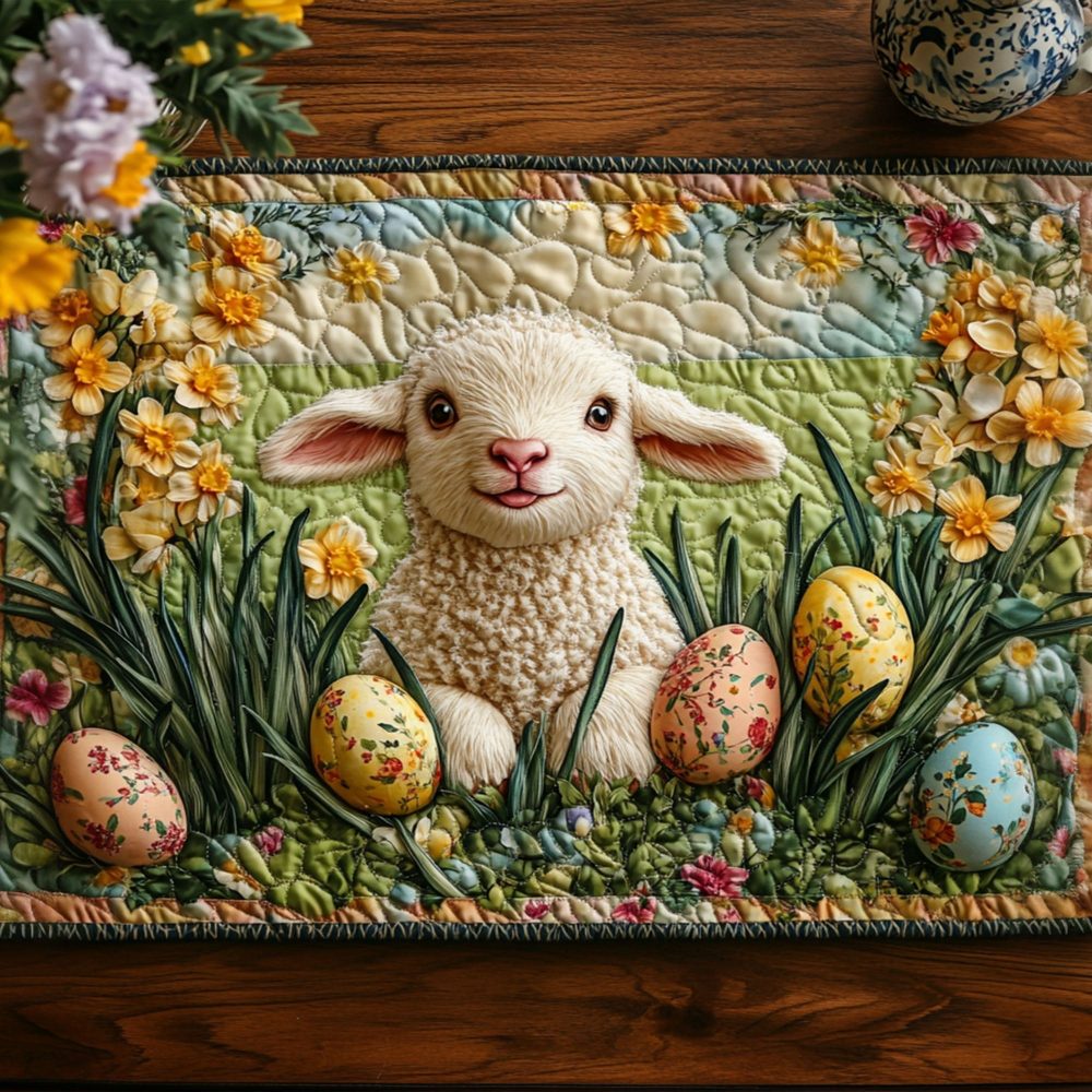Hymns Of Easter Quilted Table Runner