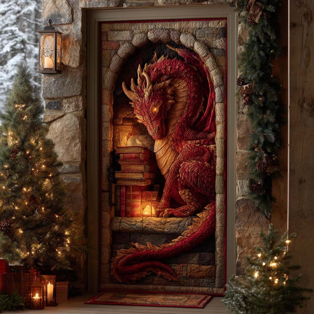 Infernal Majesty Quilted Door Cover