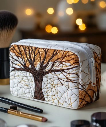 Infinite Canopy Quilted Makeup Bag