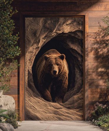 Into The Wild Quilted Door Cover