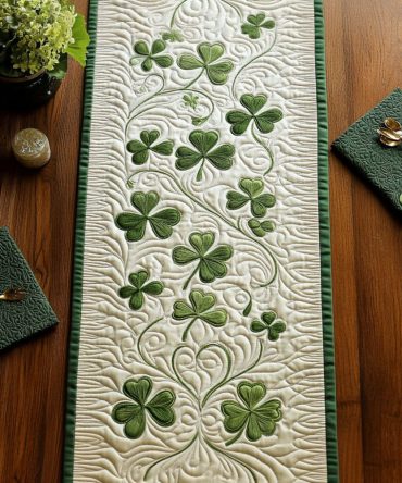 Irish Meadow Quilted Table Runner