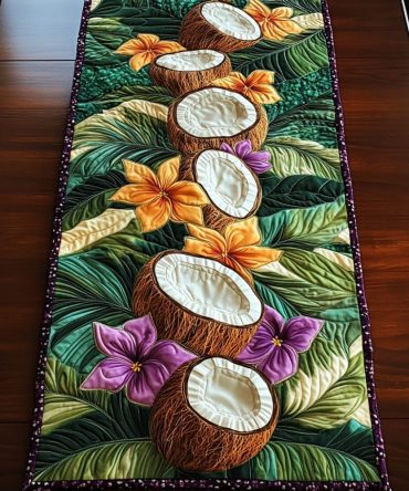 Island Paradise Quilted Table Runner