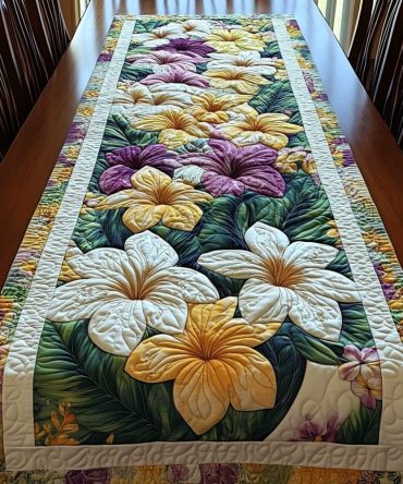Island Serenity Quilted Table Runner