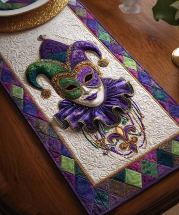 Jester Magic Quilted Table Runner