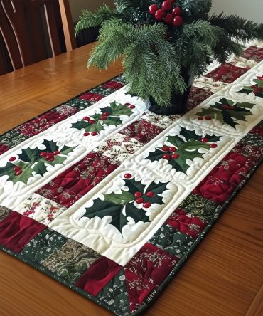 Jingle Joy Quilted Table Runner