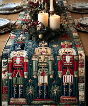 Joyful Whimsy Quilted Table Runner
